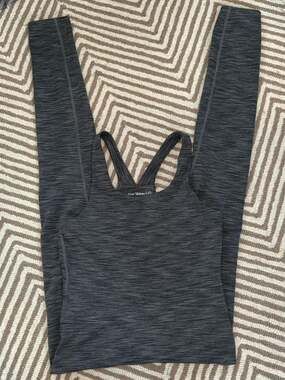 Outdoor Voices Women's Freeform Gray Unitard Jumpsuit Size XS